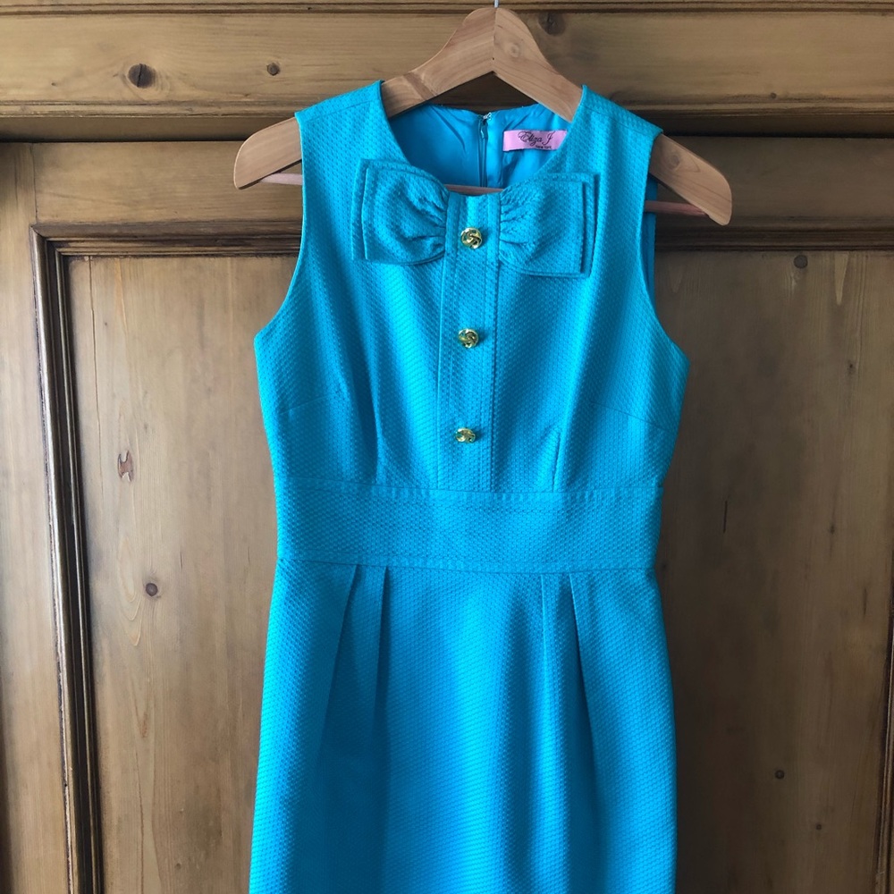 Eliza J. Aqua Dress